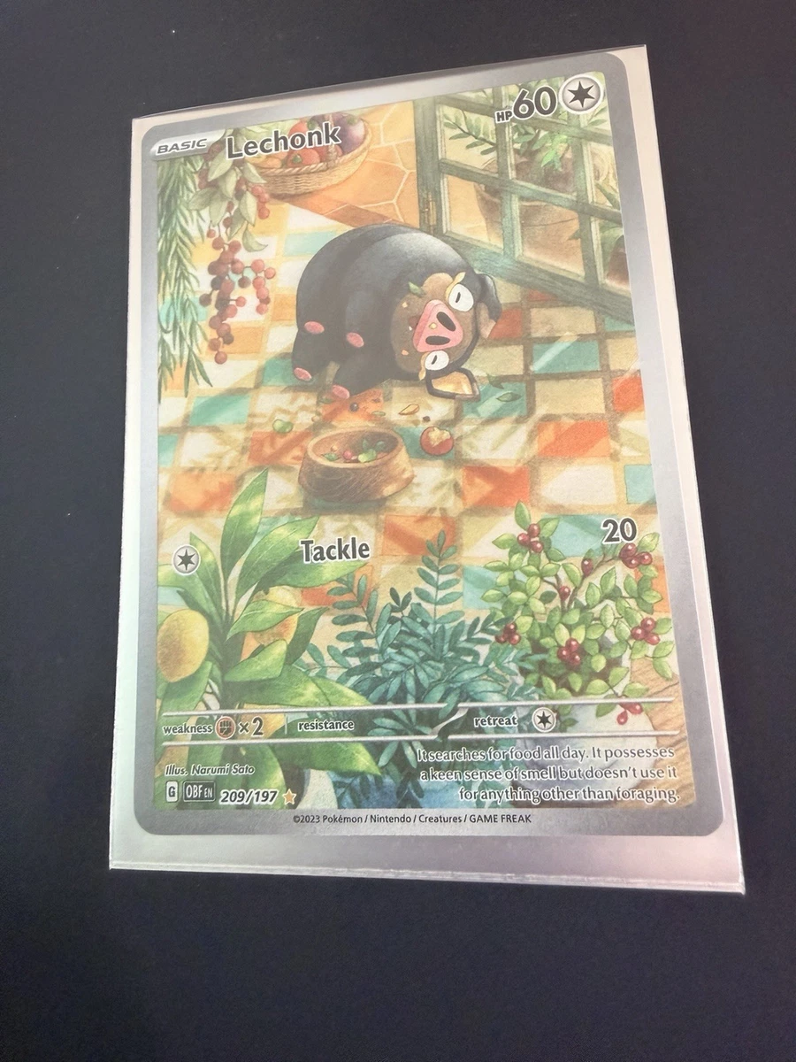 lechonk pokemon card value Lechonk extended art case – Oz Slabs