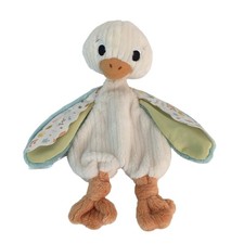 Fisher Price Snuggle Up Goose Lovey 10" White Plush Soft Toy Rattle 2023