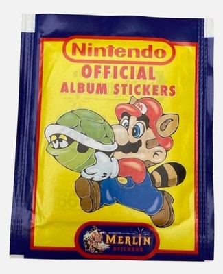 Nintendo Official Stickers Super Mario Bros. - 1x Pack Merlin 1993