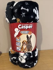 Casper the Friendly Ghost Plush Soft Pet Blanket Throw Dog Cat NEW
