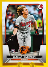 2023 Bowman Baseball #65 Gunnar Henderson RC (Orioles)