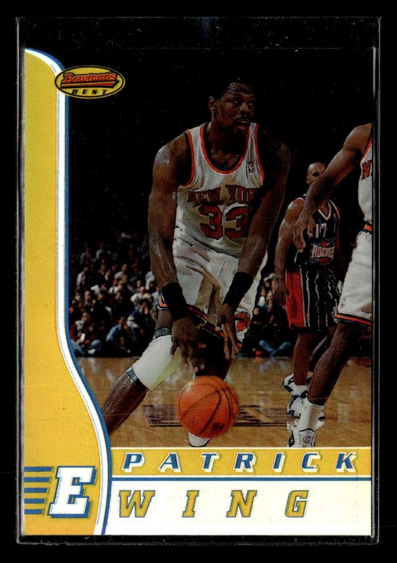 1996-97 Bowman's Best Patrick Ewing #38 Refractor New York Knicks VC3269