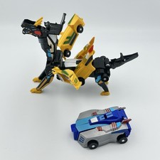 3 Collision Transforming Dinosaur Dragon Car Toy 2-in-1 Magnetic Cars Transform