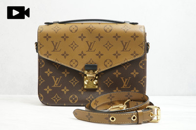 [EXC+] Louis Vuitton Monogram Reverse Pochette Metis Shoulder Bag M44876 Authent