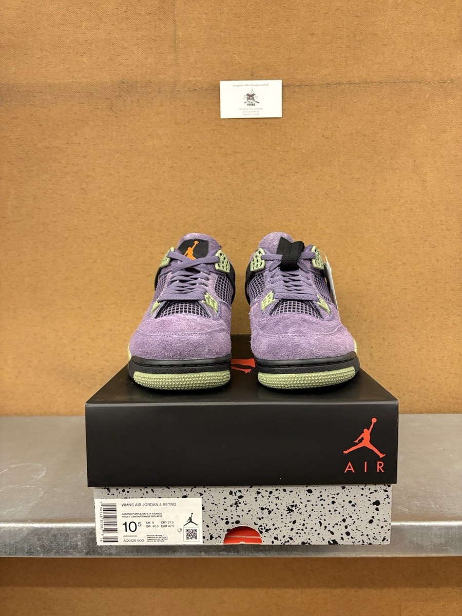 Brand New Air Jordan 4 Retro Canyon Purple Size 10.5W/9 Men's