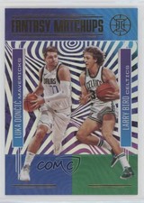 2020-21 Panini Illusions Fantasy Matchups Luka Doncic Larry Bird #1 HOF 7y2