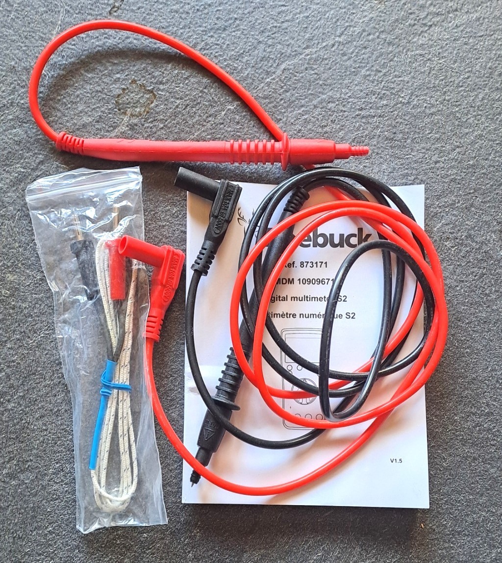 Multimètre S2 Roebuck numérique avec écran LCD rétroéclairé et bip de continuité - 2