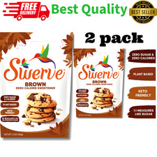 Swerve Ultimate Sugar Replacement Brown Sweetener Keto Friendly 12 oz 2 Pack