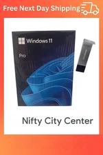 Microsoft Windows 11 Pro Professional 64 Bit Usb Flash Drive New Sealed Package