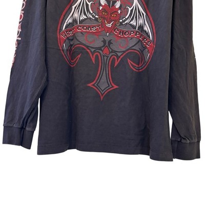 VINTAGE WEST COAST CHOPPERS JESSE JAMES DEVIL SPADE Long Sleeve XL