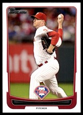 Roy Halladay 2012 Bowman #75 Phillies MLB READ FREE SHIPPING AutographDen