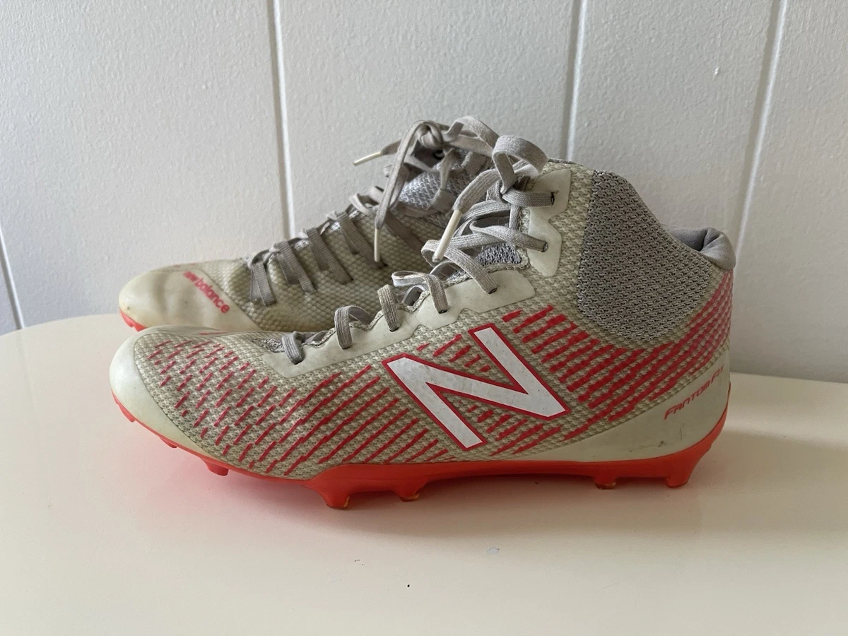 New Balance Men’s 10 Burn X MR2 Lacrosse Cleats | White/Red, No Laces, NWOT New Balance Burn X4 Lacrosse Cleats main image 4