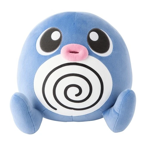 Poliwag Nyoromo Plush Doll Soft and Chewy Pokemon Center Japan