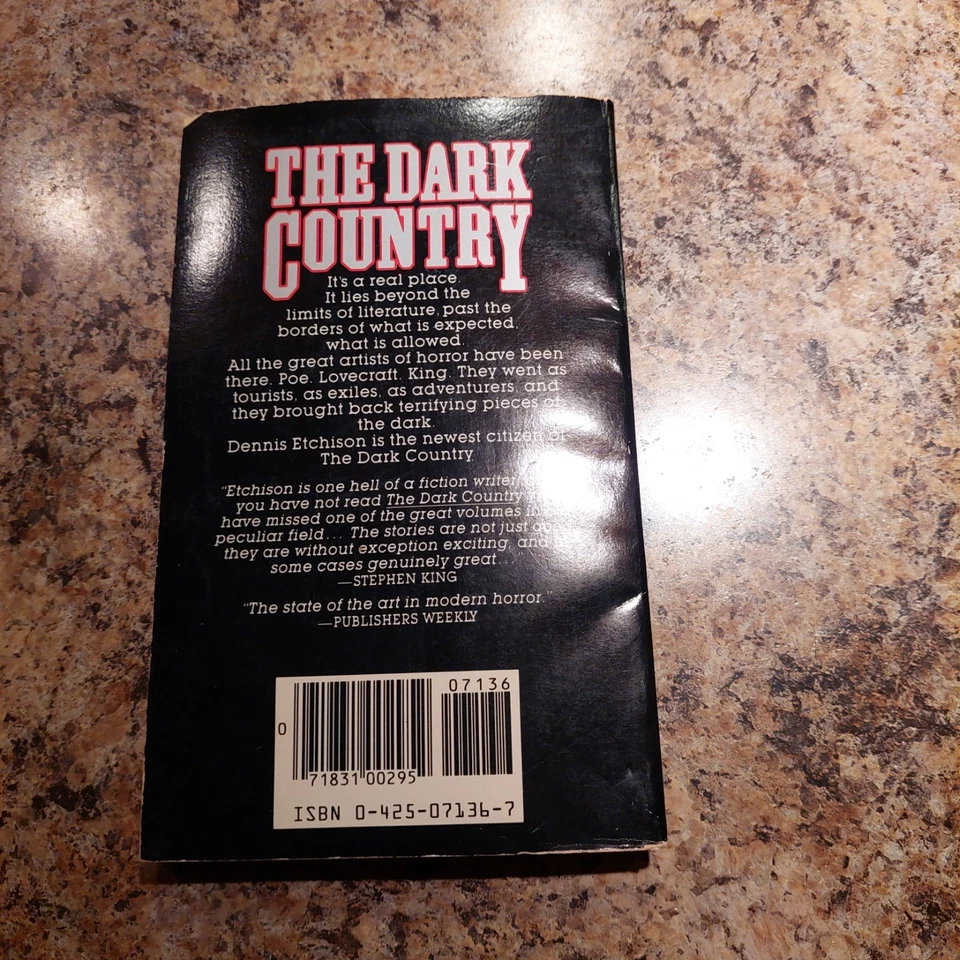 The Dark Country by Dennis Etchison 1984 Berkley Horror Paperback  - Image 3 of 4