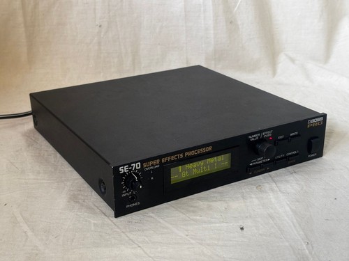 BOSS SE-70 SE70 Super Effects Processor New internal Battery w/ power supply