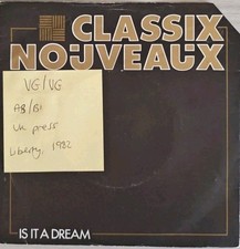 Classix Nouveaux Is It A Dream Vinyl Record 7" VG/VG BP 409 1982