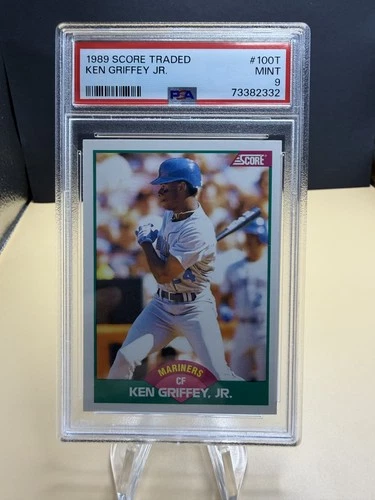 1989 Score Rookie Traded Ken Griffey Jr #100T (RC) PSA 9 Seattle Mariners HOF