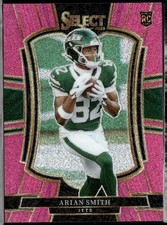 2025 Panini Select #177 Arian Smith Pink Glitter Prizm #/15