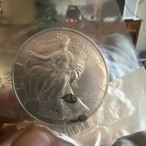 U.S. Mint American Eagle 1996 1 oz Silver Coin .999 Fine Uncertified