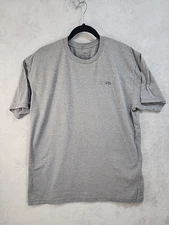 Aftco Men's L Gray Crew Neck Fishing Short Sleeve T-shirt