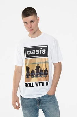 Oasis Roll With It Single Cover T Shirt - Bild 1 von 4