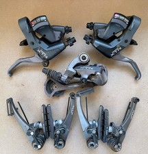 Shimano XTR M952 mini groupset (brakes, levers/shifters, rear derailleur)