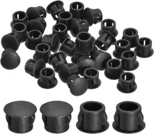 58Pcs 8mm 5/16" Nylon Hole Plugs, Flush Type Panel Round Snap in Fastener Knock