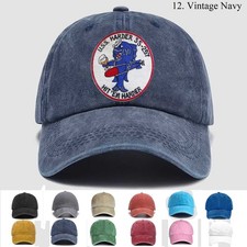 Customized Embroidered Hat Uss Harder Ss 257 Hit Em Harder, Trucker Hat, Gift
