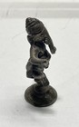 Vintage Brass Tone Metal Dancing Ganesha Statue Hindu Elephant God Figurine — photo 4