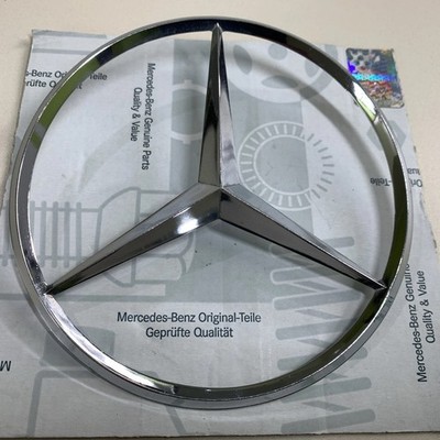 Mercedes-Benz 300 W186 Heckstern Emblem Logo 14cm Metall - Neuwertig!