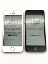 Lot of 2 Apple iPhone SE 1st Gen A1662 Space Gray  Rose Gold - FOR PARTS/REPAIR