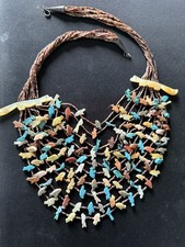 AUTHENTIC ZUNI 10 Strand Fetish necklace