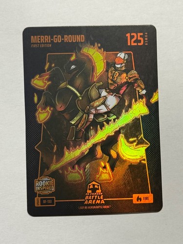Bo Jackson Battle Arena Update FIRE BATTLE FOIL MERRI GO ROUND