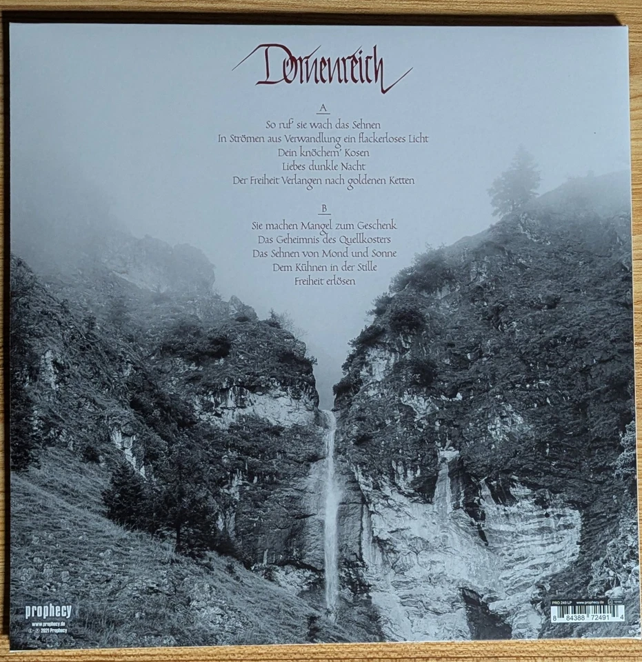 Dornenreich - Du Wilde Liebe Sei - (Ltd. Dark Red Vinyl, LP, 2021) - Bild 2 von 3