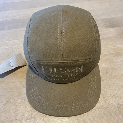 Filson Cotton Canvas 5 Panel Cap - New With Tags - Rugged Tan