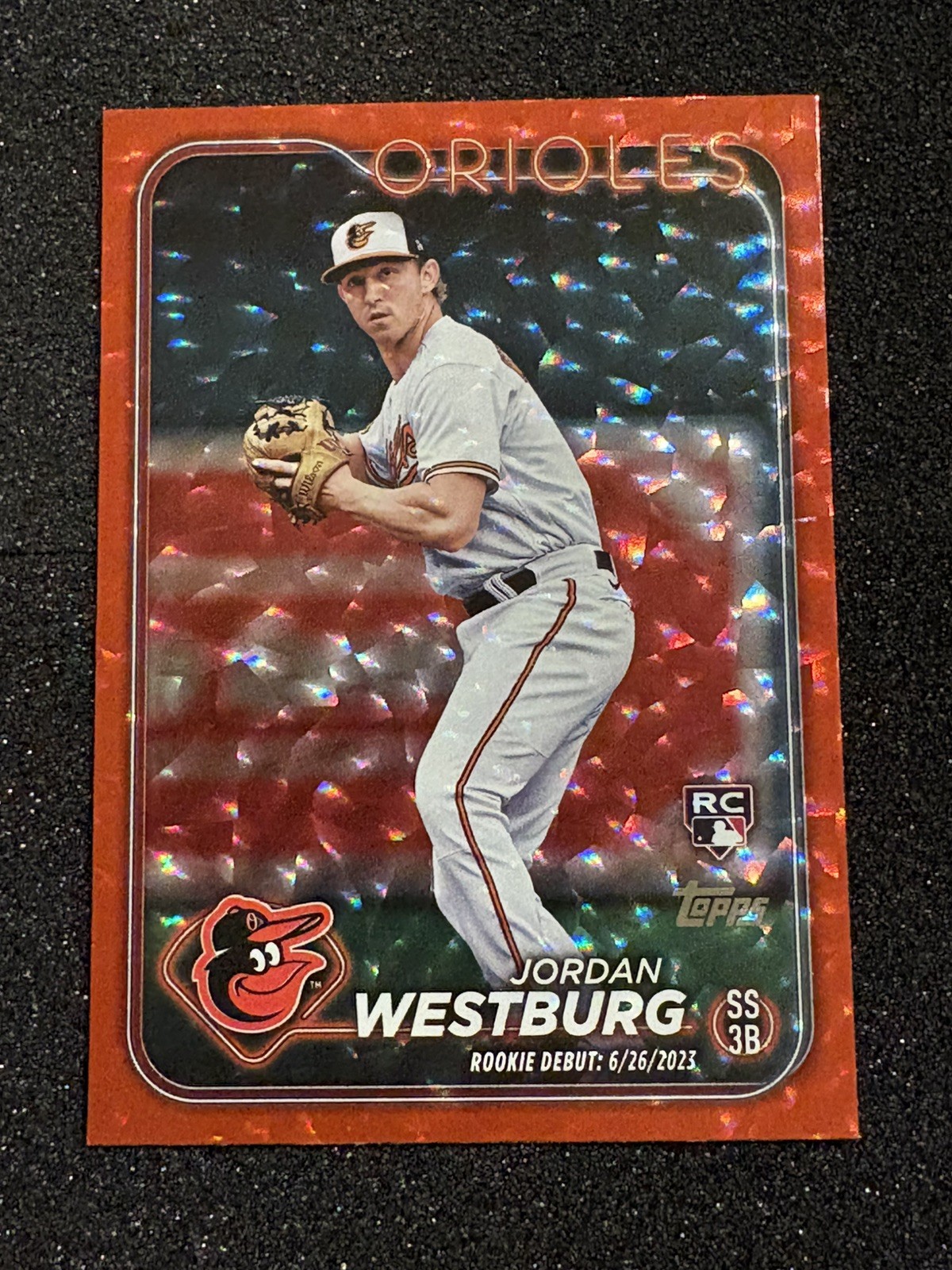 2024 Topps Update Series - Rookie Debut Jordan Westburg 084/299 Orange Ice Foil