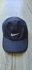 Nike Dri Fit Boys Featherlight Ball Cap Hat Size 4/7 Navy Soft EUC 