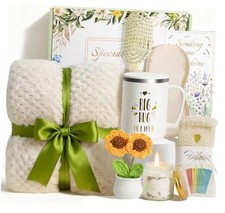 Gift Baskets for Women with Bed Throw Self Care Package Get Well Soon Birthday