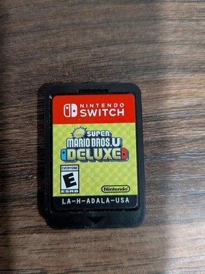 New Super Mario Bros. U Deluxe Nintendo Switch Game Tested Cartridge Only L458