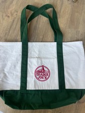 Limited Edition Trader Joe  s Large Canvas Tote Bag - Forest Green