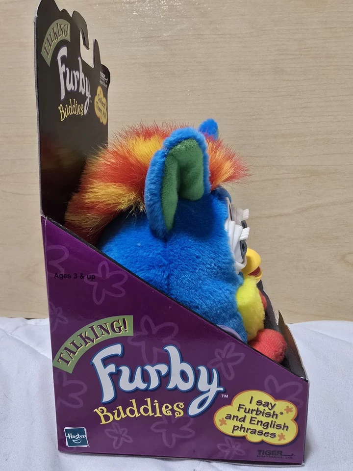 1999 Hasbro Tiger электронный говорить Furby друзья модель 70-753 новый в коробке - Изображение 2 из 4