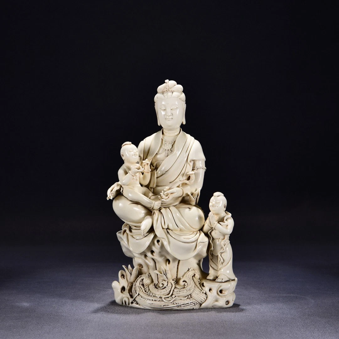 陶瓷古董中国Kwan-殷雕像、雕像| eBay