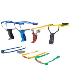 Steinschleuder Sportschleuder Zwille Ersatzgummi Stahlkugeln 6mm 8mm 10mm