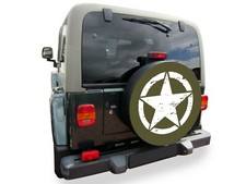 Copriruota di scorta Star Khaki 4x4 Jeep Toyota J9 J10 J12 Pajero V60 V80 79x30
