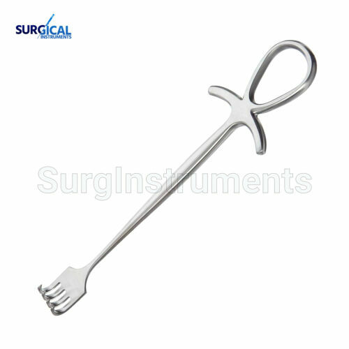 2 PCS O.R GRADE Volkman Retractor 4 Prong Sharp Surgical Instruments