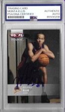 2005-06 NBA Hoops Monta Ellis Rookie Card #150 PSA DNA Slabbed Autograph