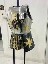 Medieval Knight Cuirass For Reenactment LARP Armor Stainless Steel Breastplate