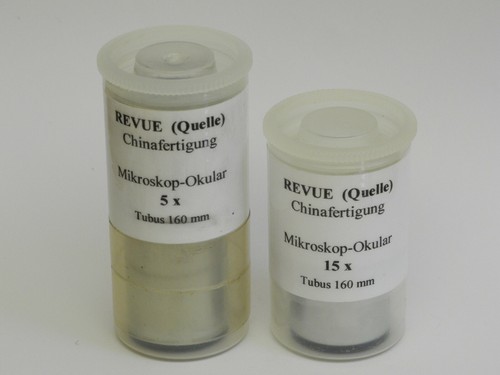REVUE Mikroskop-Okulare 5x und 15x - Steckdurchmesser: 23,2 mm - Picture 7 of 7