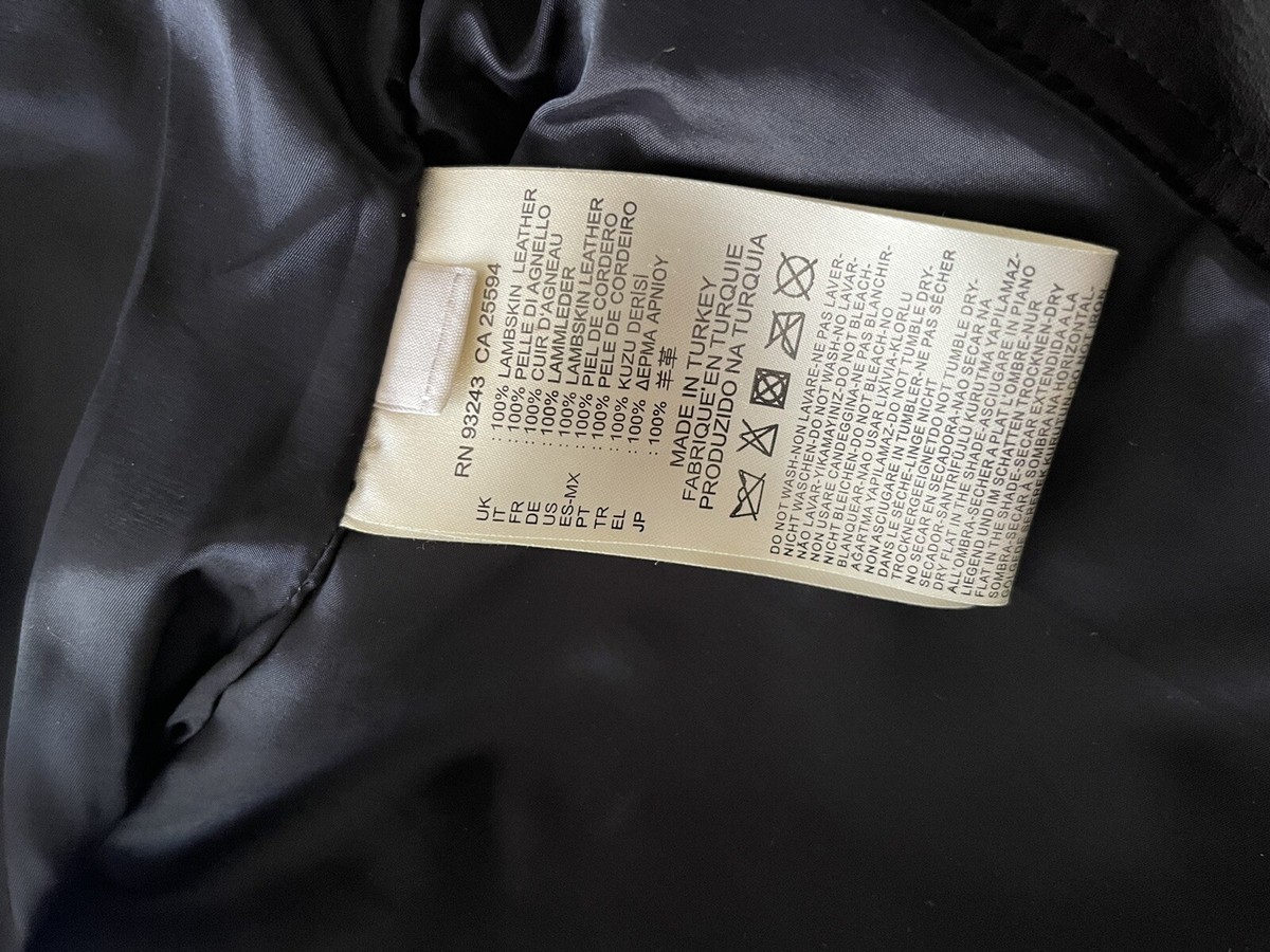 Diesel Black Gold leather jacket size 38 | eBay