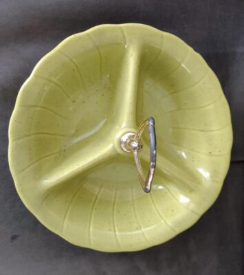 Lane & Co. Van Nuys Ca USA Divided Serving Dish - 1960
